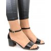 Dámske čierne sandále ALISA