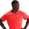 Pánske funkčné tričko s krátkym rukávom Nike MILER oranžové DV9315-635 - XL