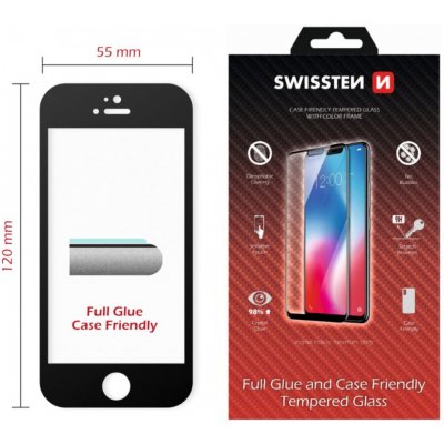 SWISSTEN FULL GLUE pro Apple iPhone 5 SE 54501714
