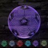 Beling 3D lampa,Nike lopta , 7 farebná S3DA8L