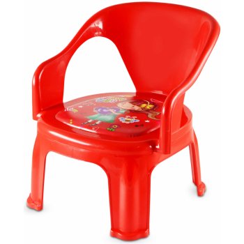 Jenifer Child 123909 detská stolička s pískajúcim podsedákom plastová  červená od 10,99 € - Heureka.sk