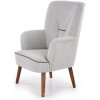 Nábytek PEGAS s.r.o. Křeslo BISHOP, světle šedé