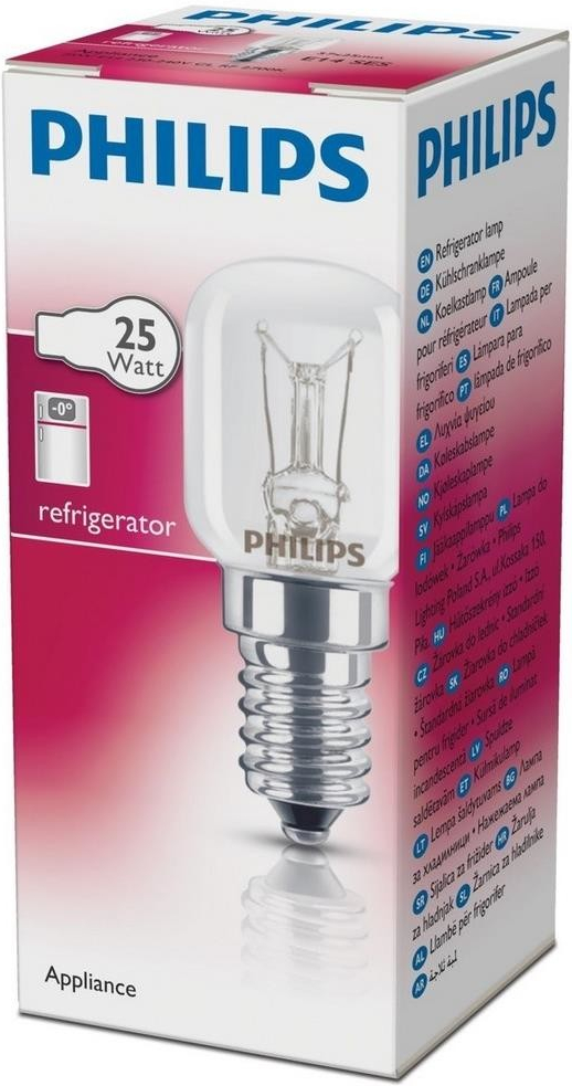Philips žiarovka do chladničky T25 E14/25W/230V 2700K P4803