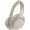 Bezdrôtové slúchadlá na uši Sony WH-1000XM4 striebornej farby