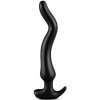 Wolf Khopesh Black Silicone L, silikónové análne dildo 39,5 x 3–5,8 cm