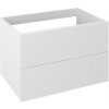 Sapho Treos Skrinka pod umývadlo 75 x 53 cm, s výrezom, biela matná TS070-3131