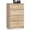 Ak furniture Komoda Kuba 60 cm dub sonoma