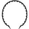 Čelenka do vlasov Invisibobble Hairhalo Black Sparkle - čierna