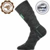 VOXX Ponožky silné dvouvrstvé z merino FORCE s ionty stříbra TMAVĚ ŠEDÉ 39-42 111798