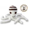 Wooline Háčkovaná chobotnička pre novorodencov, biela ručná práca