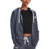 Mikina s kapucňou Under Armour Rival Fleece FZ Hoodie 1356400-044 Veľkosť M