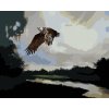 Zuty – Maľovanie Podľa Čísel – Orol Pri Stmievaní (D. Rusty Rust), 80 × 100 cm, Plátno + Rám 8596530169239