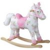 Bigjigs Toys Drevený hojdací kôň s kvetmi