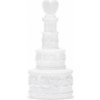 PartyDeco Bublifuk v tvare svadobnej torty