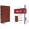 NKJV Holy Bible, Giant Print Thinline Bible, Brown Leathersoft, Red Letter, Comfort Print: New King James Version (Thomas Nelson)(Pevná)