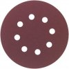 MAKITA papier brúsny suchý zips 125 mm 8 dier K60, 10 ks P-43549