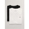 Gant C-neck T-shirt 2-pack čierna