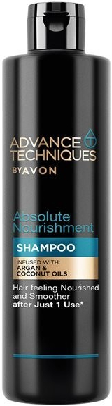 Avon Absolute Nourishment Shampoo s arganovým a kokosovým olejem 400 ml