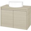 Dreja Skrinka pod umývadlo VISIT SZD2 70 (umývadlo Circo) - D04 Dub / Úchytka T34 - nerez / D04 Dub
