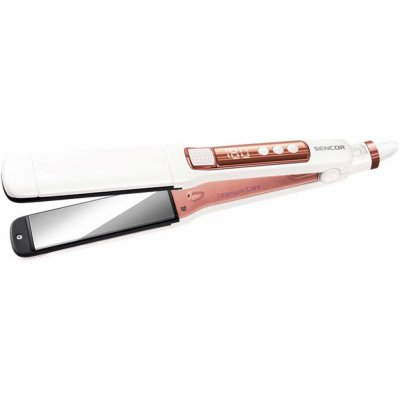 Žehlička na vlasy Sencor SHI 5600GD - perleťová biela / ružová
