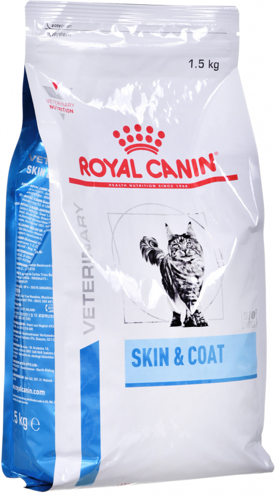 Royal Canin VCN cat skin & coat 1,5 kg