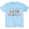 The Beatles Tričko LP Here Now Unisex Light Blue 2XL