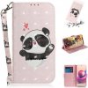Peňaženkové 3D kožene puzdro na Xiaomi Redmi Note 10/10S - Love-heart Bear