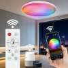 Rosikey 30W LED stropné svetlo biele stmievateľné RGB stropné svietidlo s diaľkovým ovládaním Modrátooth WIFI ovládanie Alexa obývacia izba spálňa