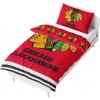 NHL Mikroplyšové obliečky Chicago Blackhawks 140x200/70x90 cm