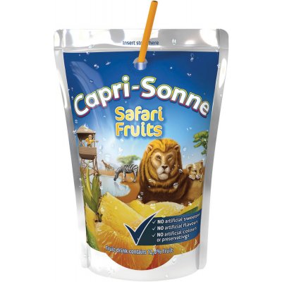 Capri-Sonne Safari Fruits nesýtený nealkoholický ovocný nápoj 200 ml