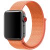 AppleKing nylonový remienok so zapínaním na suchý zips na Apple Watch 41 mm / 40 mm / 38 mm - oranžový - možnosť vrátiť tovar ZADARMO do 30tich dní