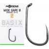 Korda Háčiky Basix Wide Gape Barbless 10 ks - Veľkosť 2