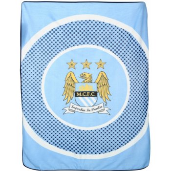 eam Fleece Blanket Man City