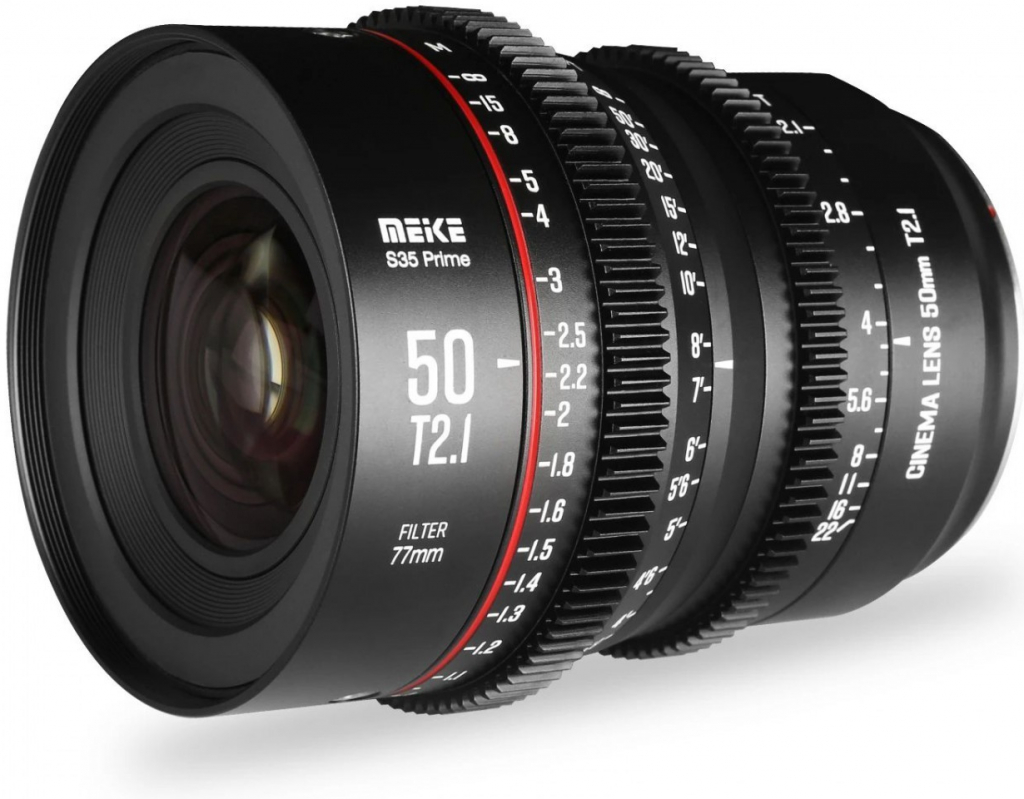 Meike 50mm T2.1 S35 Prime Cine Lens EF