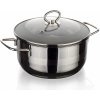 BANQUET Kastról nerezový MATTE New Line 22 cm, 4,0 l, s pokrievkou