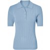 esmara® Dámske rebrované polotričko modrá