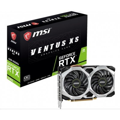MSI GeForce RTX 2060 VENTUS XS 6G OC od 309,53 € - Heureka.sk