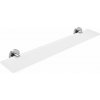 Nimco Polica do kúpeľne a sprchy 60 cm – sklo kov Unix UNM-13091B-60-10