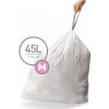 Sáčky do odpadkového koše 45 L, Simplehuman typ M, zatahovací, 20 ks v balení CW0173