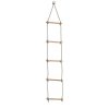 Lanový Rebrík, Drevený, Prírodný, 6 Stupňov S-Sport
