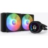 NZXT vodní chladič Kraken 280 ELITE RGB / 2x140mm RGB fan / 4-pin PWM / LCD disp. / 6 let RL-KR28E-B1