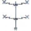 Neomounts FPMA-D935D4 / Flat Screen Desk Mount (clamp) / Silver