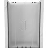 Mexen Velar Duo posuvné sprchové dvere 150 cm, mráz, brúsená gun gray - 871-150-000-32-66