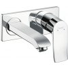Hansgrohe Metris New, Umývadlová páková batéria pod omietku, chrómová, HAN-31085000