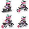 Nastaviteľné kolieskové korčule Meteor 4v1 Painter LED 34-37