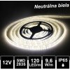 LEDprodukt LED pásik 120LED/m vodeodolný SMD2835 9,6W/m neutrálna biela IP65 12V