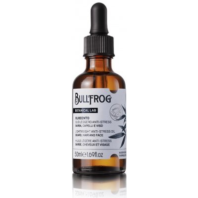 Bullfrog Botanical Oliocento 100% přírodní olej na změkčení vousů a vlasů 50 ml