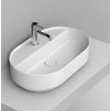 Ceramica Dolomite Noemi umývadlo 65x40 cm oválny pultové umývadlo biela lesklá D312001