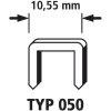 Wolfcraft široké sponky do sponkovačky výška 10 mm 1000 ks 7012000