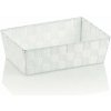 KELA Koš ALVARO PP, bílá 29,5x20,5x8,5cm KL-23020